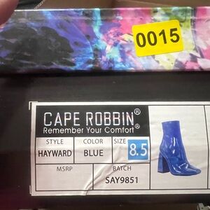 Cape Robbin Blue Heeled Boots